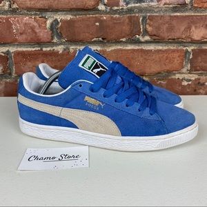 Puma Classic blue suede Mens Sz 9.5